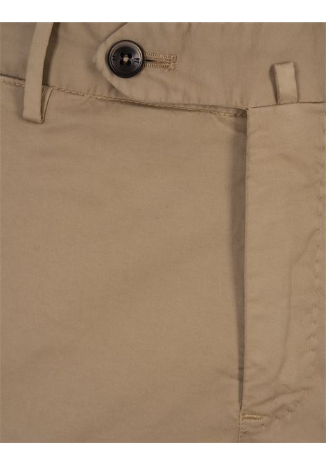 Pantaloni Classici In Cotone Stretch Beige Scuro PT TORINO | DT01Z00CL1-RO05Y101